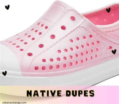 native shoes dupes|native shoes brands.